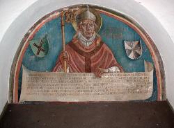 Bild des Erzbischof Brun in St. Andreas, Köln